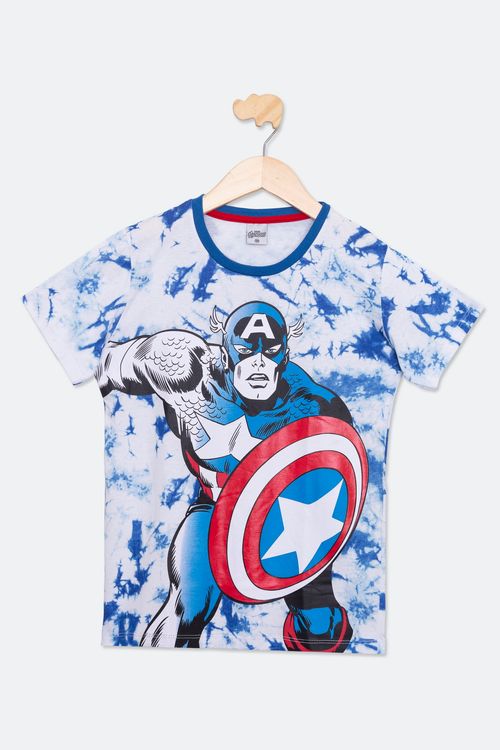 CAMISETA MC INF10/16noS 32385 CAPITAO AM - BRANCO