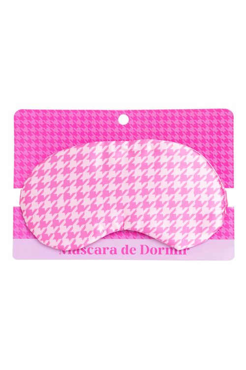 Máscara Xadrez Rosa