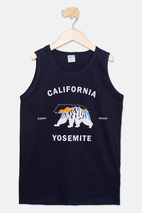 Camiseta Infantil Menino Marinho Tam 10 a 16