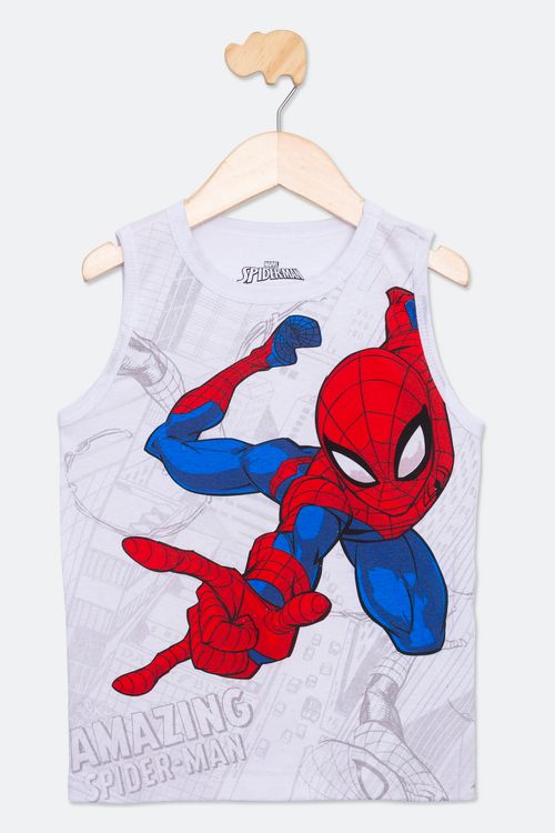 CAMISETA SM INF4/10noS 1274323 SPIDER BC - BRANCO