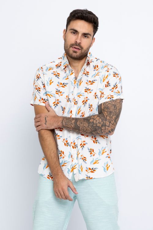 CAMISA MASC TRENDY MJC 103 B MC VISC EST