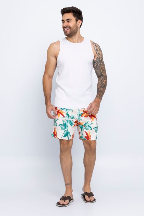 BERMUDA MASC PRAIA AMRB 400 B TROPICAL - ESTAMPADO