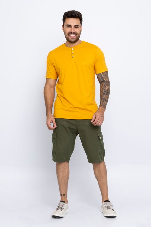 Bermuda Masculina Cargo Verde Militar