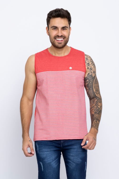 REGATA MASC S/M TRENDY 1274238 VERMELHO - VERMELHO