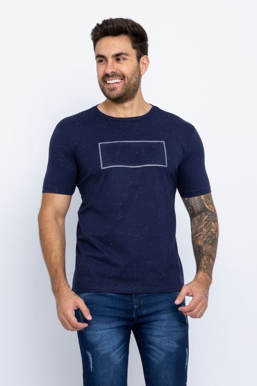CAMISETA MASC MC TRENDY MARINHO - MARINHO