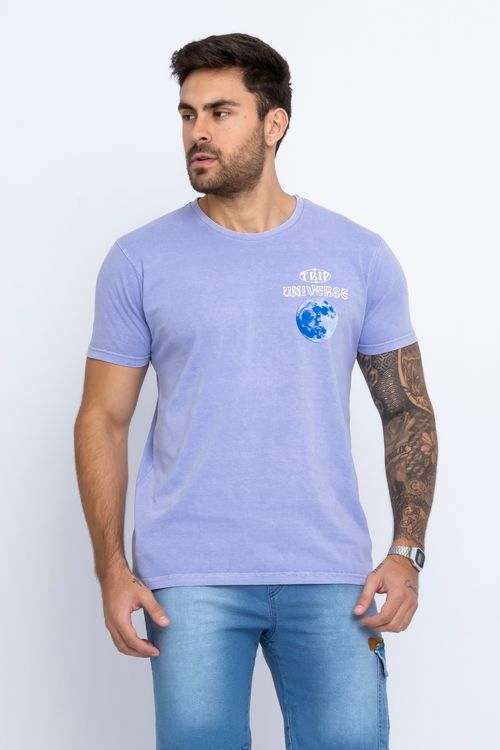 CAMISETA MASC MC STREET CAE129 ROXO - ROXO