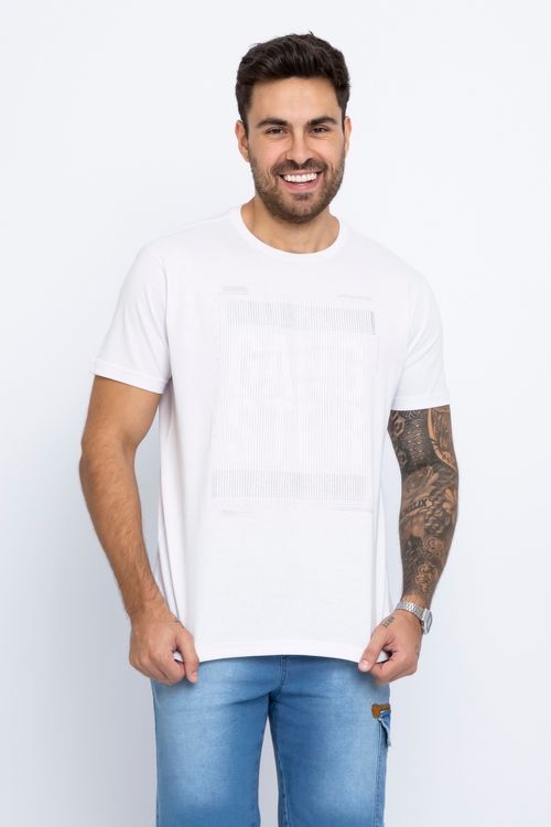 CAMISETA MASC MC STREET GANGSTER BRANCO - BRANCO