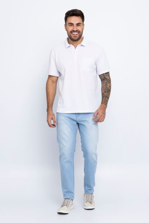 Calça Jeans Masculina - Jeans Claro