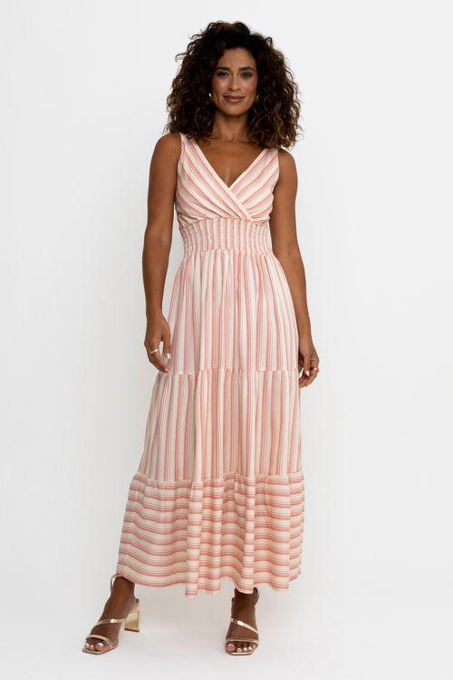 VESTIDO LONGO FEM CSL FCAV310 ESTAMPADO - ESTAMPADO