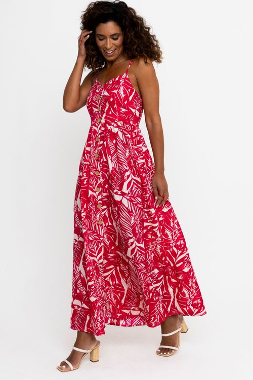 VESTIDO LONGO FEM CSL FCAV311 ESTAMPADO - ESTAMPADO