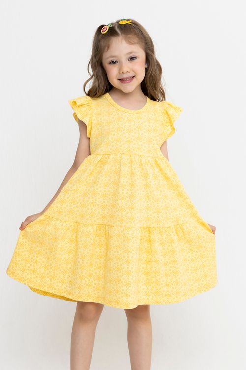 VESTIDO INF4/8NAS IF232 LAISE PROG AMR - AMARELO