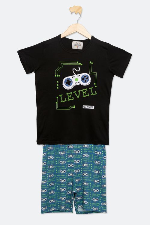 PIJAMA ACES 10-16 noS ATJ 401A MC ESTAMP - ESTAMPADO