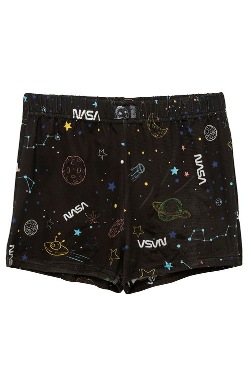 Cueca Samba Infantil Menino Tam 10 a 16 NASA Estampada