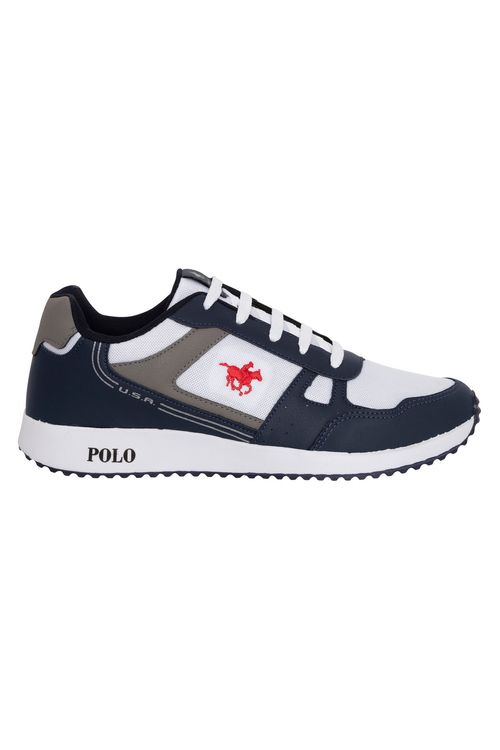 TENIS MASC PL-021 POLO BRANCO - BRANCO