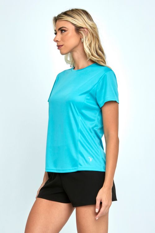 Camiseta Feminina Esporte Azul