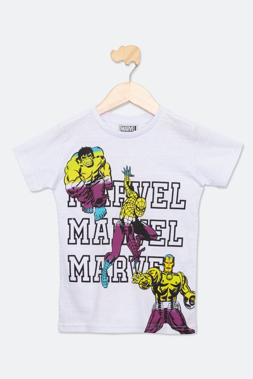 Camiseta Infantil Menino Branca Tam 4/8