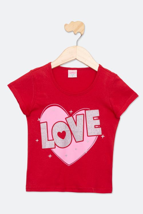 BLUSA INF4/8NAS C22V24173 SILK VERM - VERMELHO