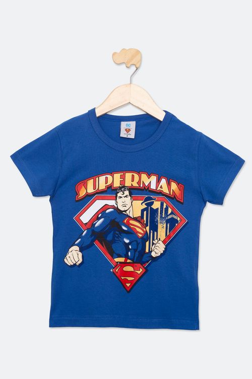 Camiseta Infantil Masculina Tam 4 a 10 Anos Azul Estampada Homem Aranha