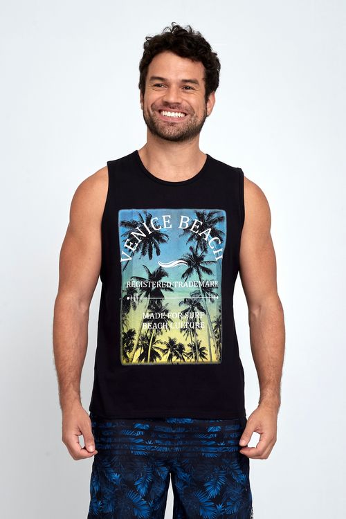 REGATA MASC S/M TRENDY 1274255 PRETO - PRETO