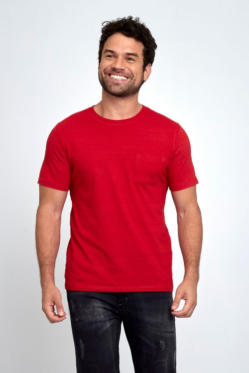 Camiseta Masculina Vermelha