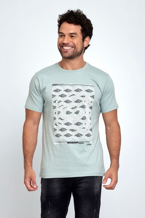 CAMISETA MASC MC STREET GANGSTER VERDE - VERDE