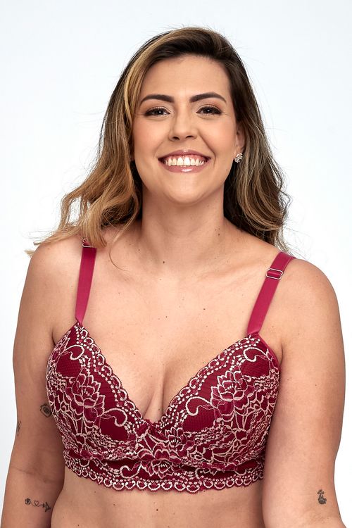 SOUTIEN FPM BRALET RENDA BO - PINK