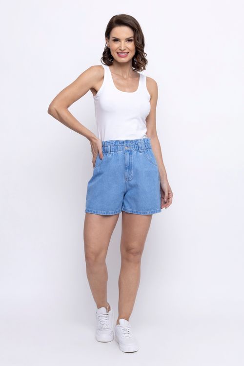 BERMUDA FEM MESA MD01 SRJ CLOCHARD MD - JEANS MEDIO
