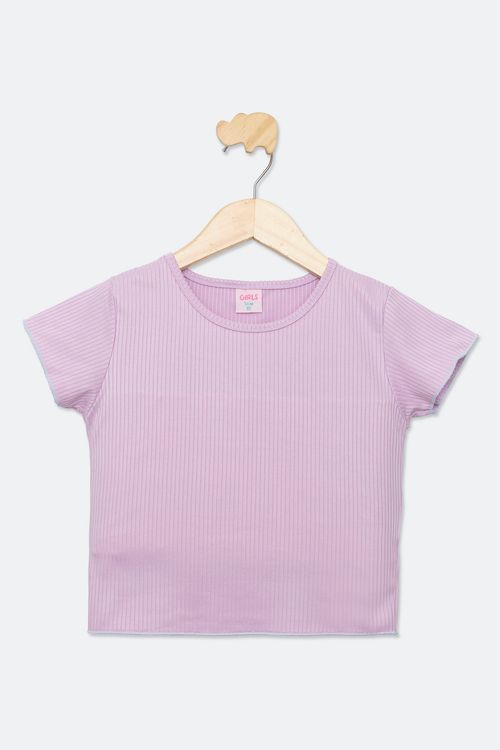 Blusa Infantil Menina Lilás Tam 10 a 16