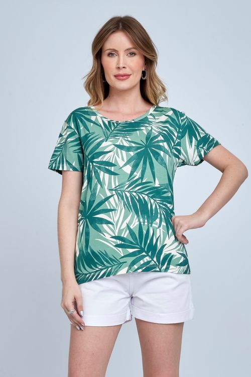 Blusa Feminina Viscolycra Estampada