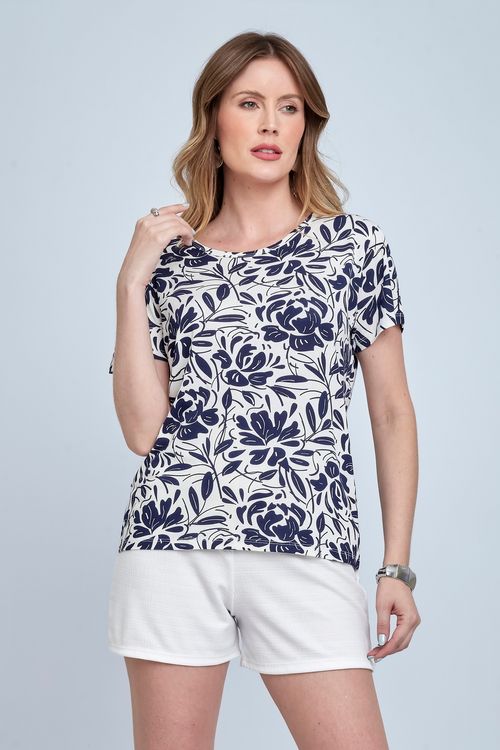 Blusa Feminina Viscolycra Estampada