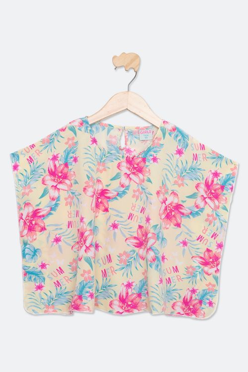 Blusa Juvenil Menina Tam 10 a 16 Manga Comprida Estampado