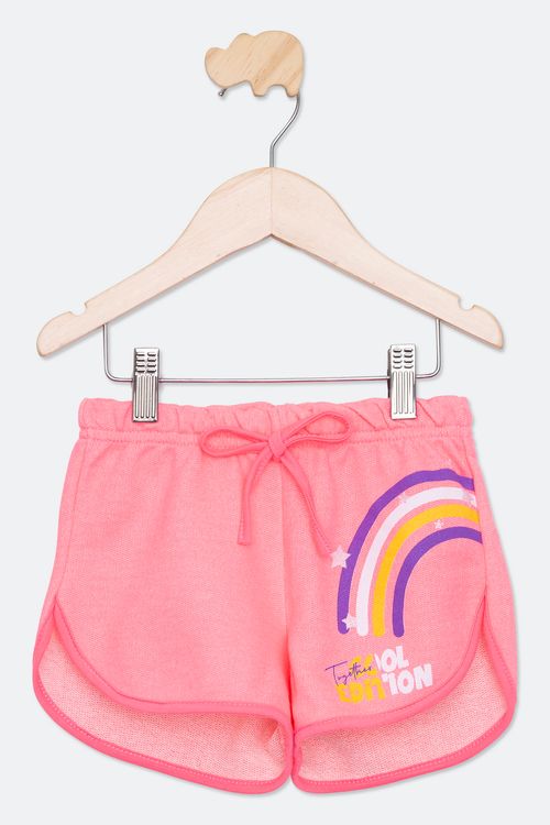 SHORTS INF4/8NAS RSA NEON - ROSA NEON