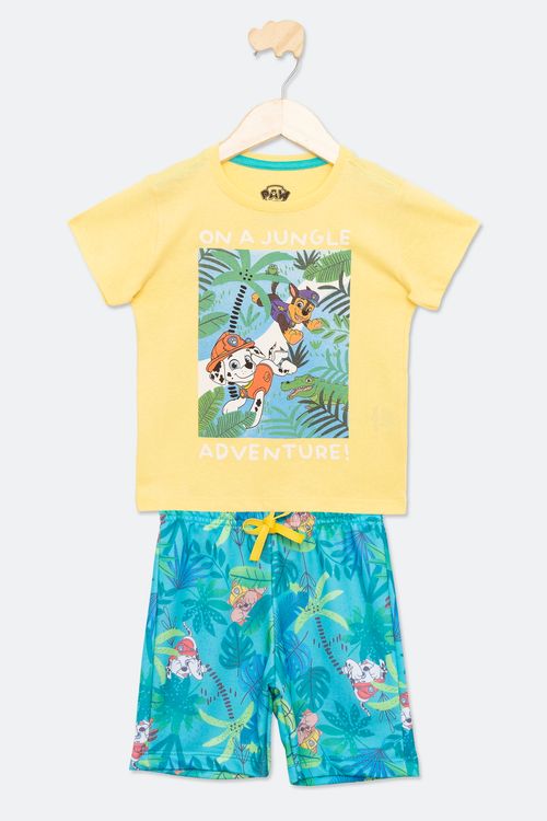 Conjunto Infantil Masculino Tam 1 a 3 Anos Amarelo Rei Leão