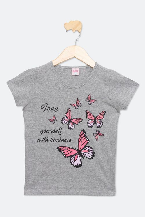 Blusa Infantil Menina Mescla Tam 10 a 16