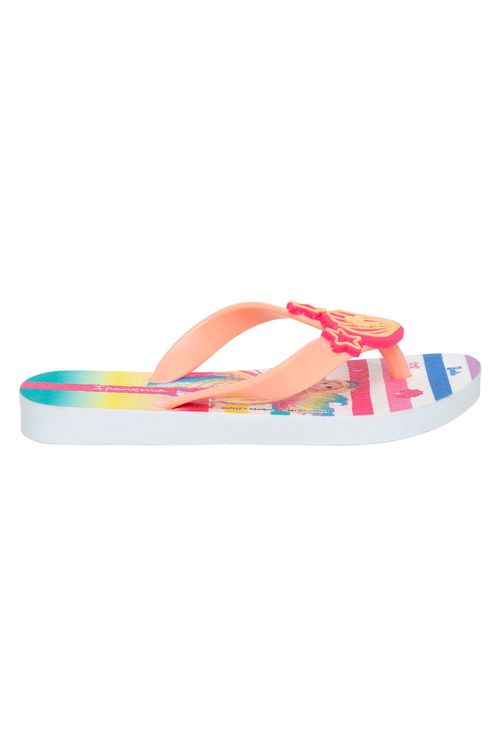 Chinelo Infantil Barbie Branco