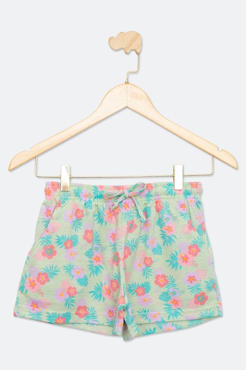 Shorts Juvenil Menina Tam 10 a 16 French Terry Estampado