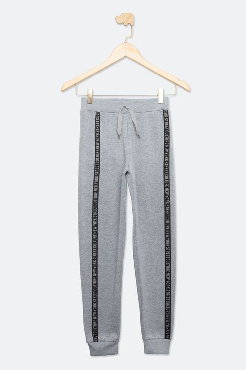 Calça Moletom Promo Juvenil Menino Tam 10 a 16 Marrom