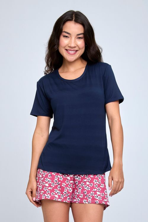 PIJAMA PROMO LING LPJ 304E MC FLOR MESCL - ESTAMPADO