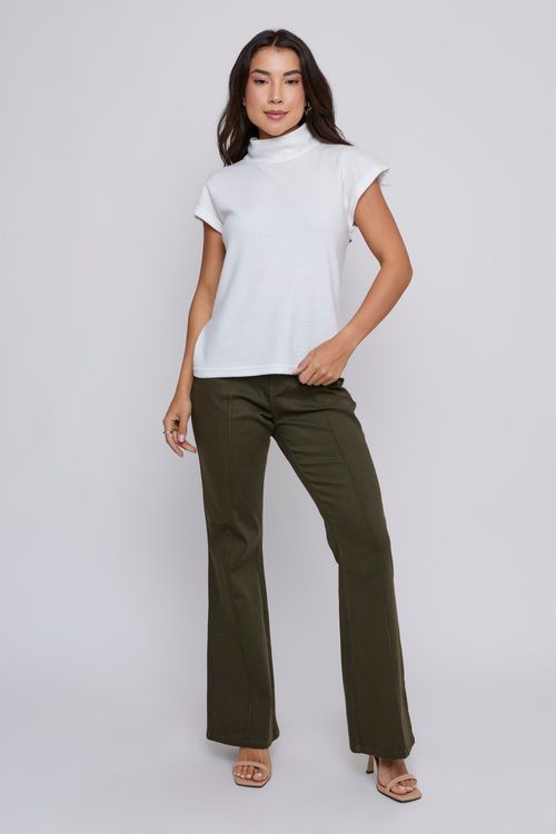 Calça Sarja Feminina Verde Militar