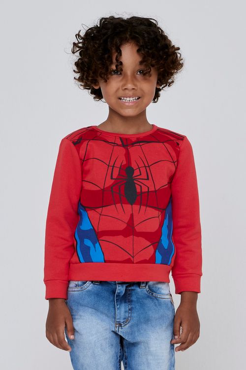 Blusao mol inf4/10nos 036942 spider ca vermelho