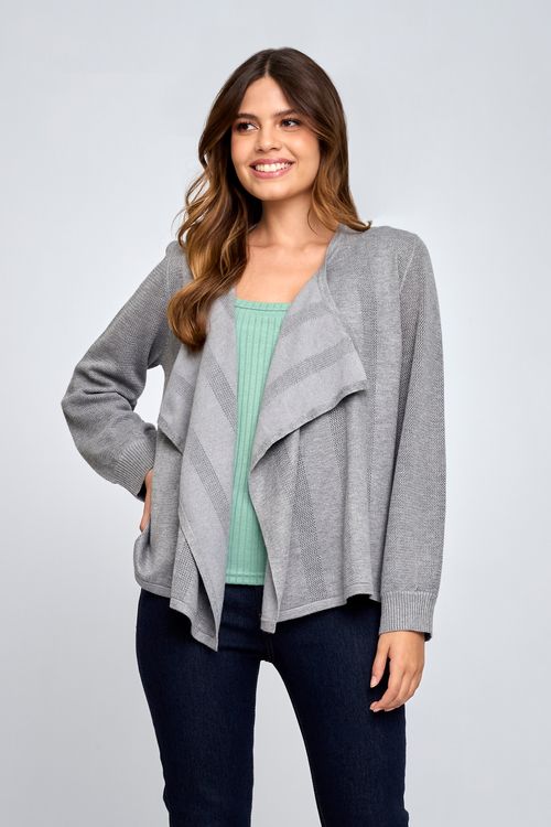 Capinha Tricot Assimétrica Feminina Mescla