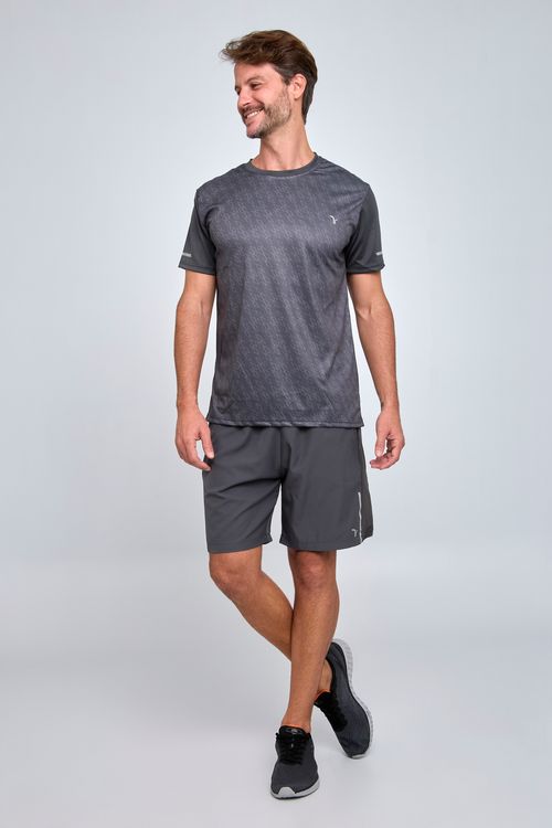 Bermuda Masculina Esporte Cinza