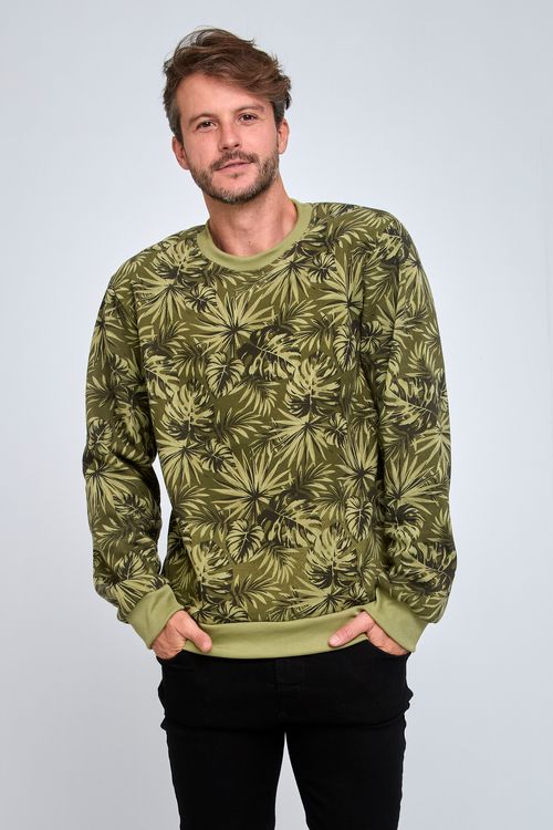 BLUSA MASC TRENDY MJM200D MOL ESTAMPADO - CINZA ESCURO