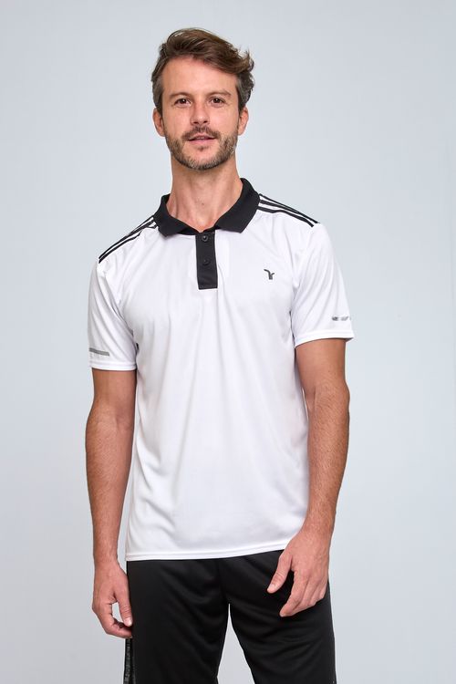 Polo Masculina Branca