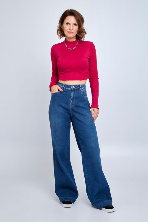 Calça Jeans Feminina Jeans Médio