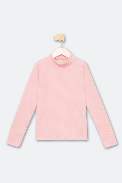 Blusa Infantil Feminina Tam 10 a 16 Anos Rosa Claro