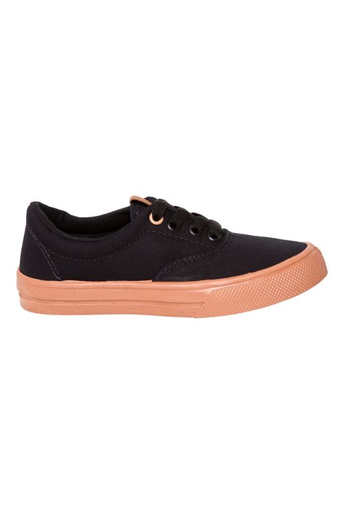 Tênis Infantil Basic Black Preto