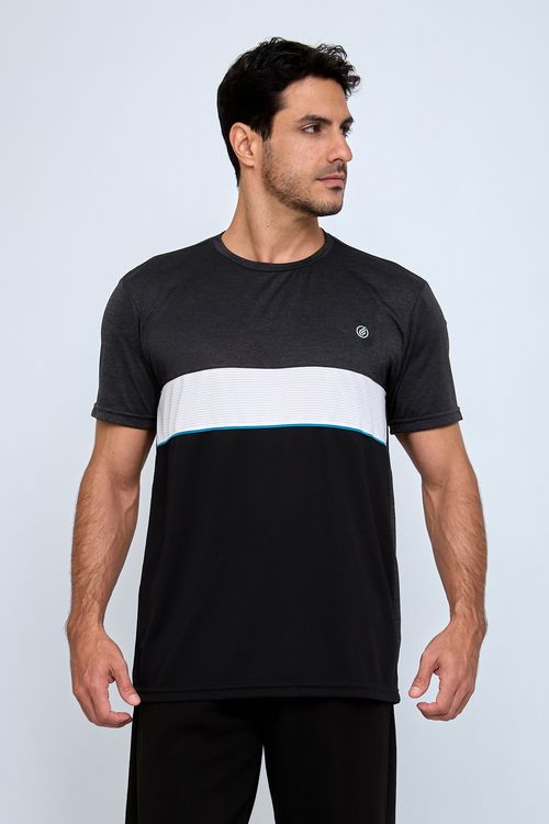 Camiseta Masculina Preta e Branca