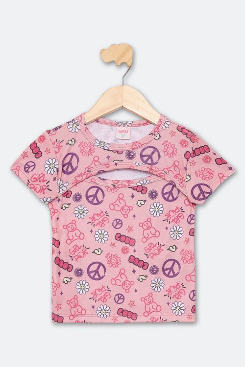 Blusa Infantil Feminina Tam 10 a 16 Anos Rosa