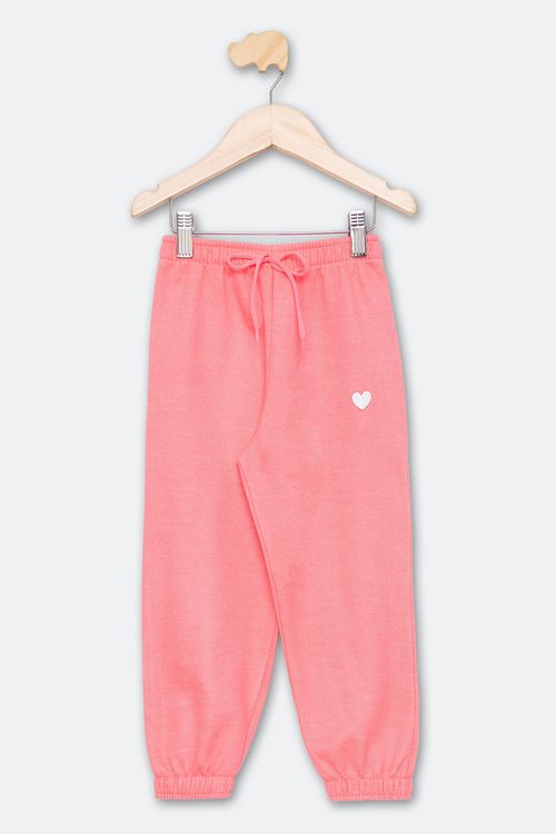 Calça Infantil de 1 a 3 anos Rosa Neon